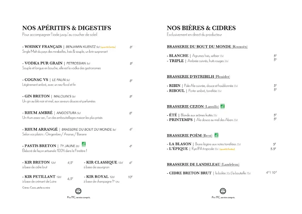 Menu_Maison LEGRIS_Plouguerneau_immagine_2