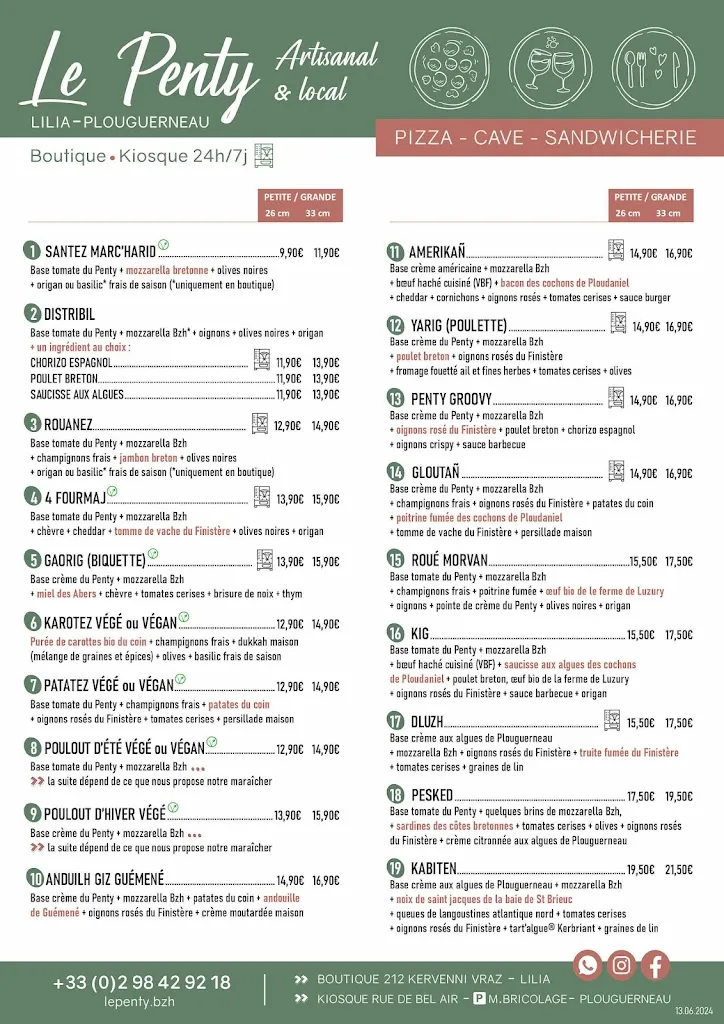 Menu_Le Penty: Pizzeria & Cave_Plouguerneau_image_1