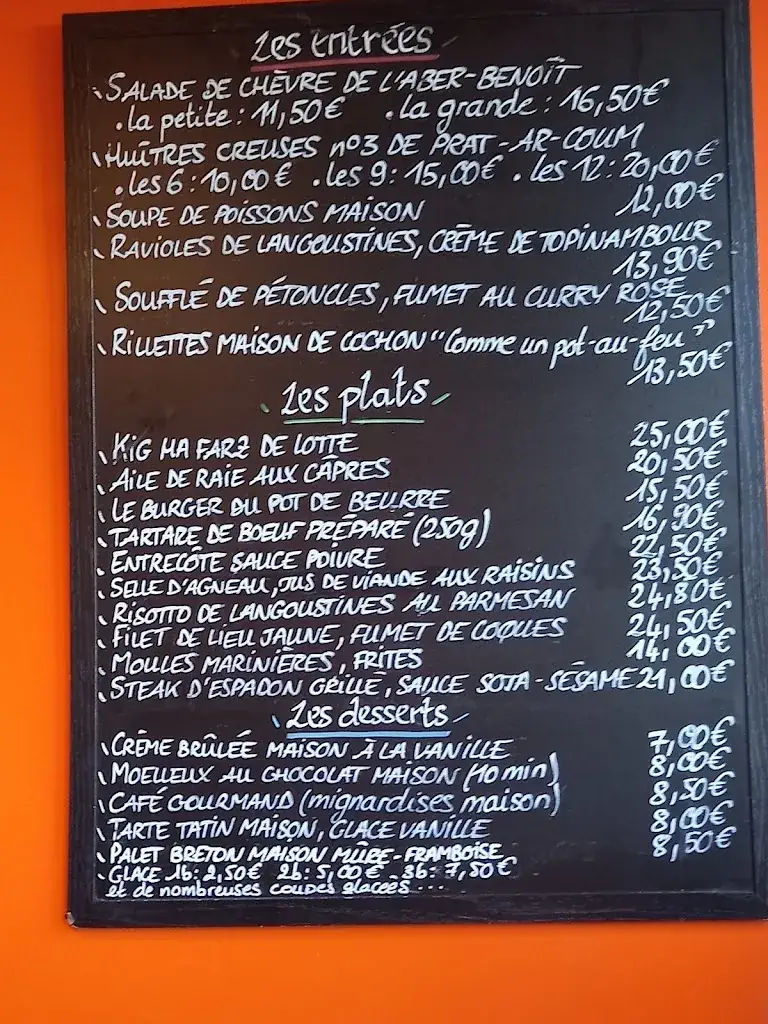 Menu_Restaurant le pot de beurre_Landéda_image_2