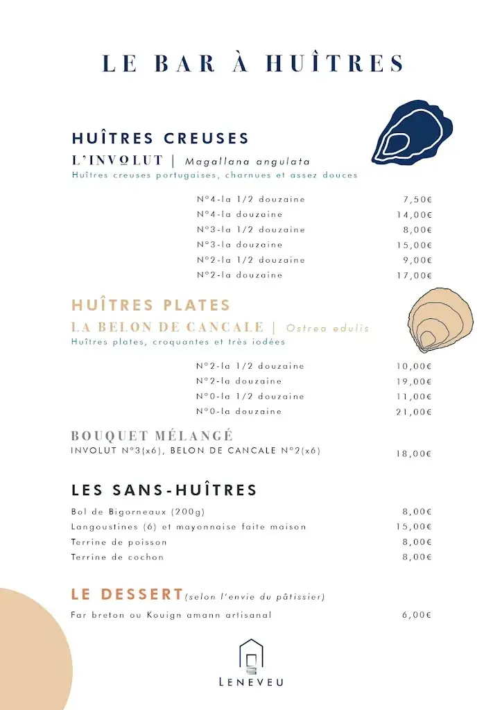 Menu_Huîtres Leneveu - Dégustation Ria d'Etel_Plouhinec_image_2