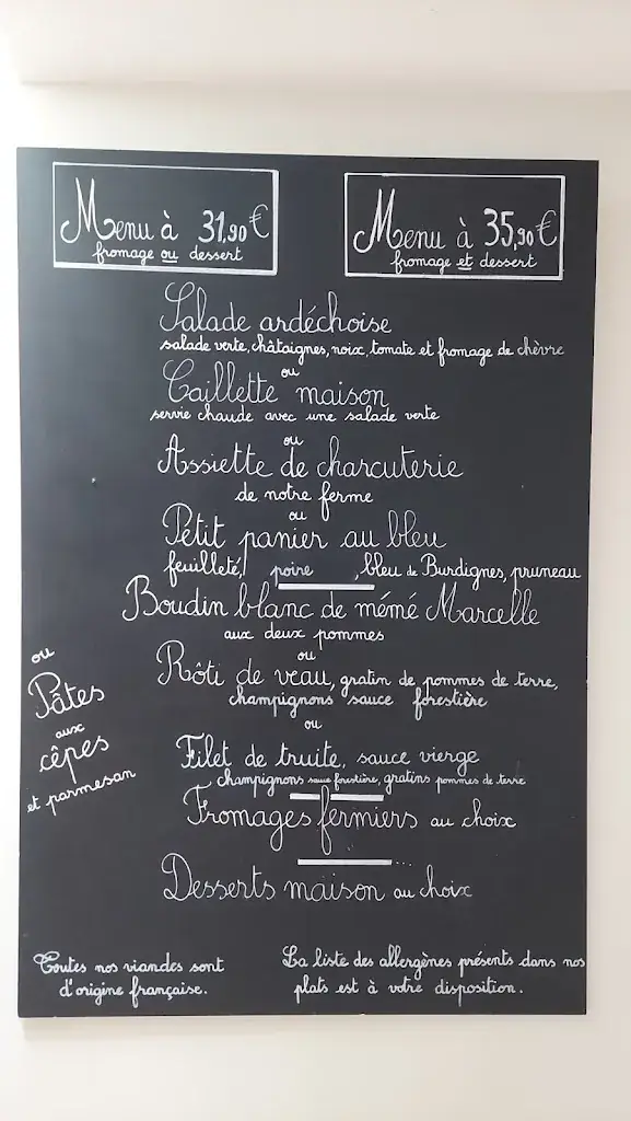 Menu_Ferme Auberge Linossier_Burdignes_image_1