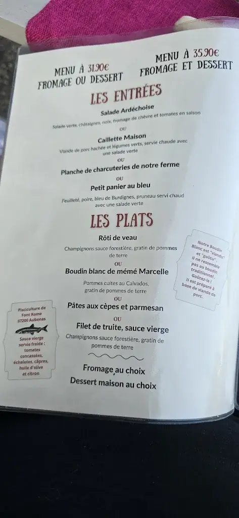 Menu_Ferme Auberge Linossier_Burdignes_image_2