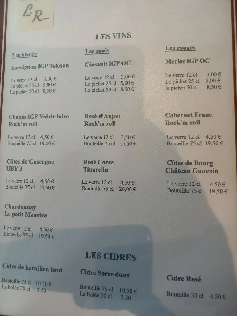Menu_Crêperie les Remparts_Guingamp_image_4