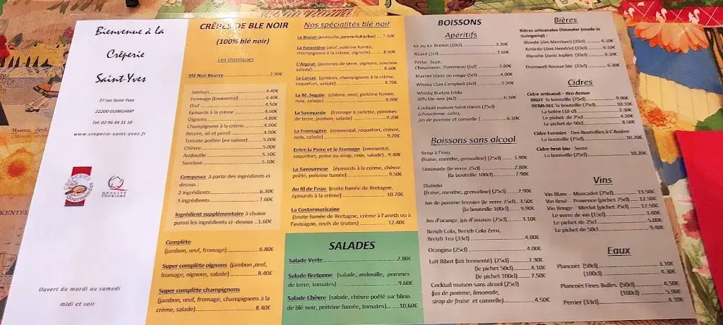 Menu_Crêperie Saint Yves_Guingamp_image_2