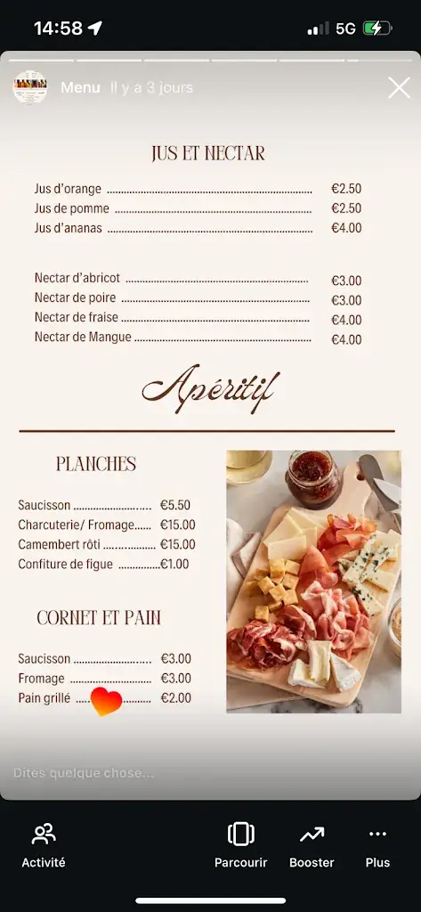 Menu_Chez Dorian - _Guingamp_image_2