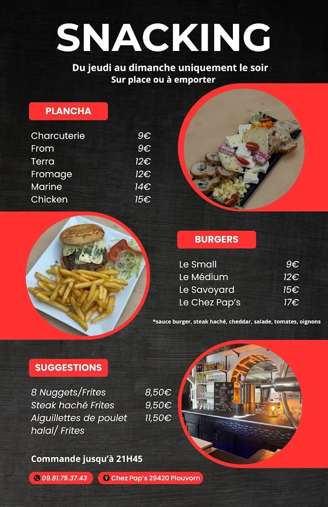 Menu_Chez Pap's_Plouvorn_image_1