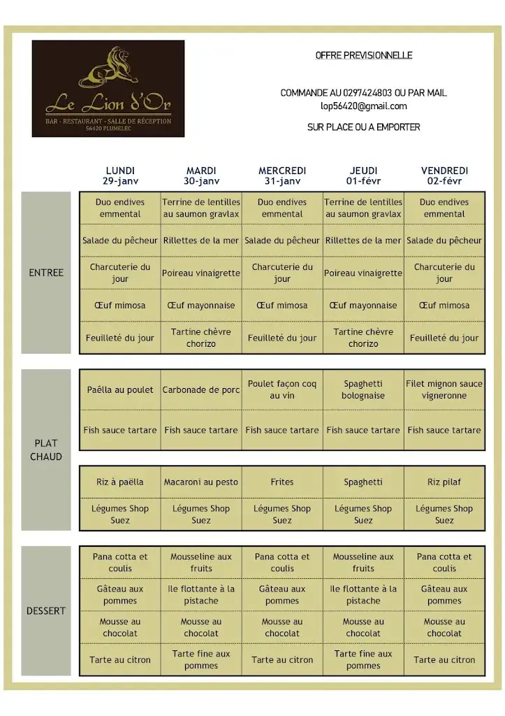 Menu_Le Lion D'or Plumelec_Plumelec_image_4