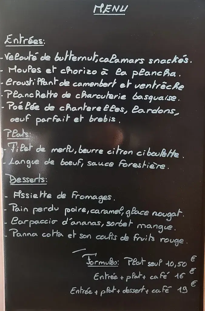 Menu_Restaurant La Cachette_Plouigneau_image_2
