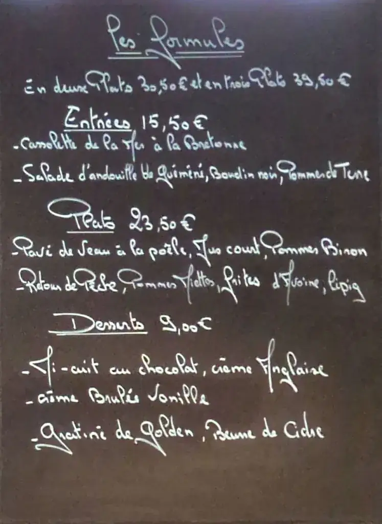 Menu_Restaurant Le Viaduc_Morlaix_image_1