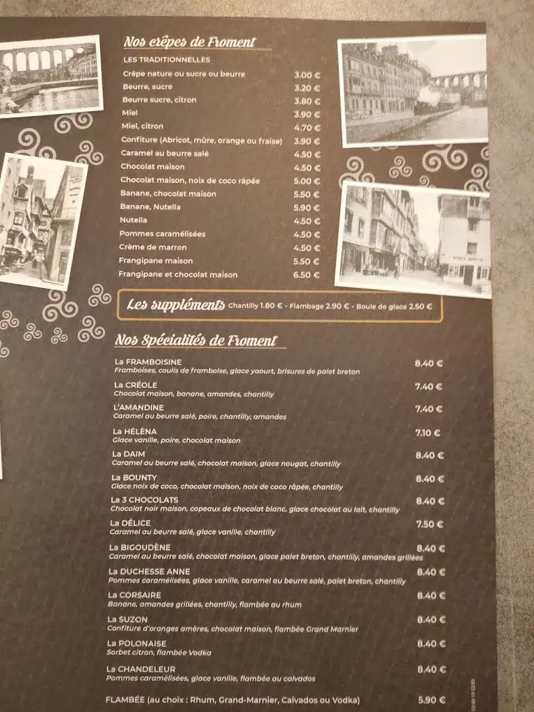 Menü_La Crêpe Enchantée_Morlaix_Bild_1