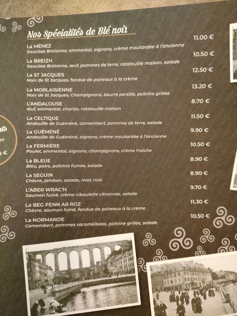 Menü_La Crêpe Enchantée_Morlaix_Bild_2