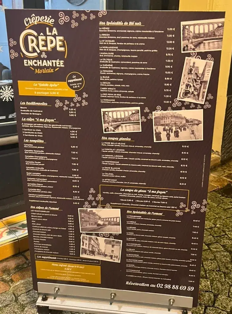 Menü_La Crêpe Enchantée_Morlaix_Bild_4