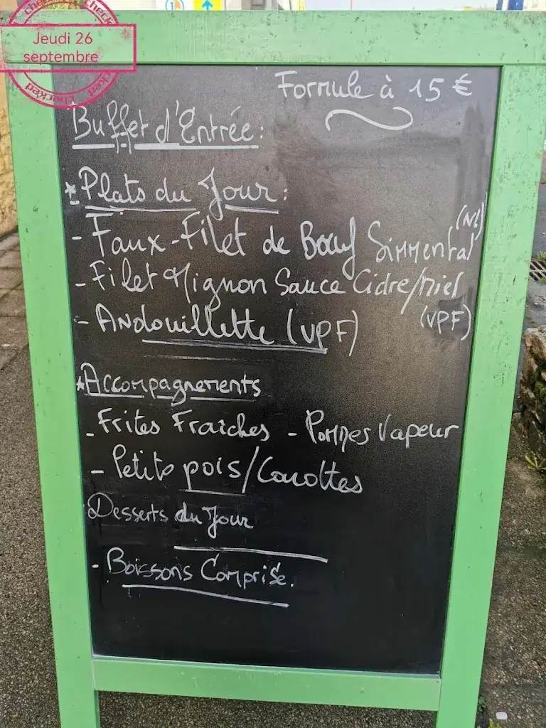 Menu_restaurant de Pen Ar C'hra_Plouigneau_image_2