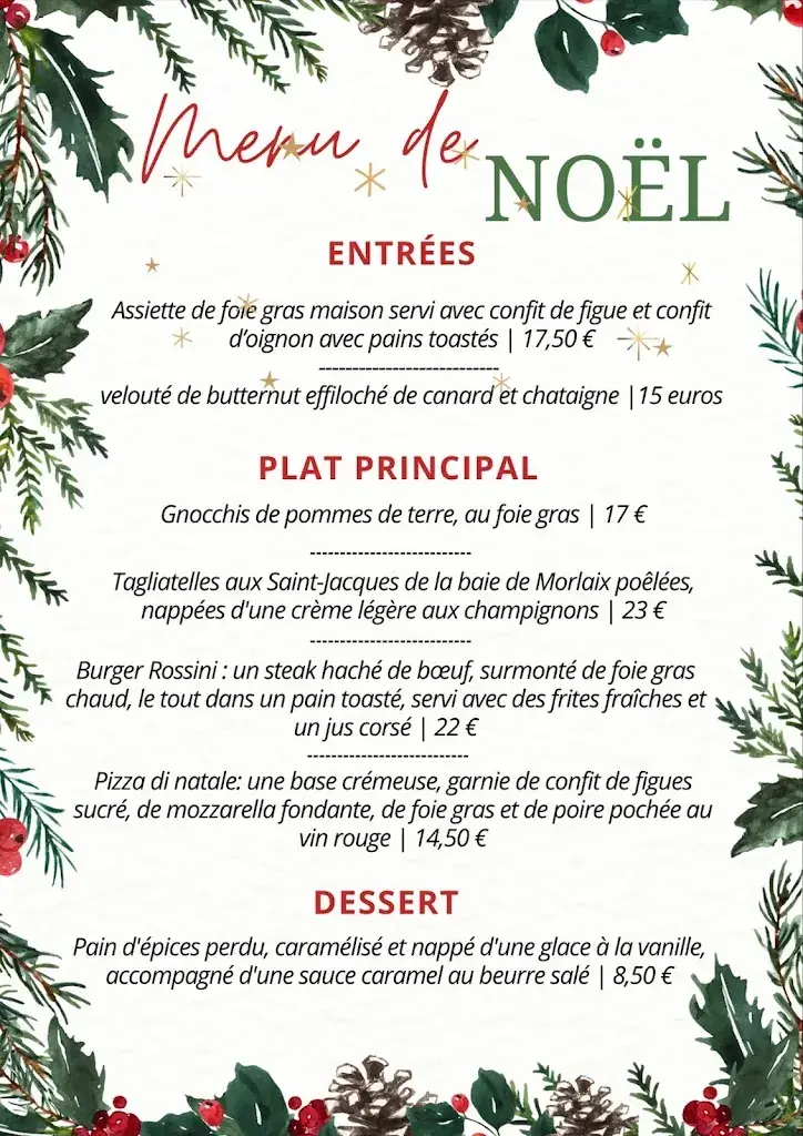 Menu_LE RESTO D'À CÔTÉ - PIZZERIA_Morlaix_image_1