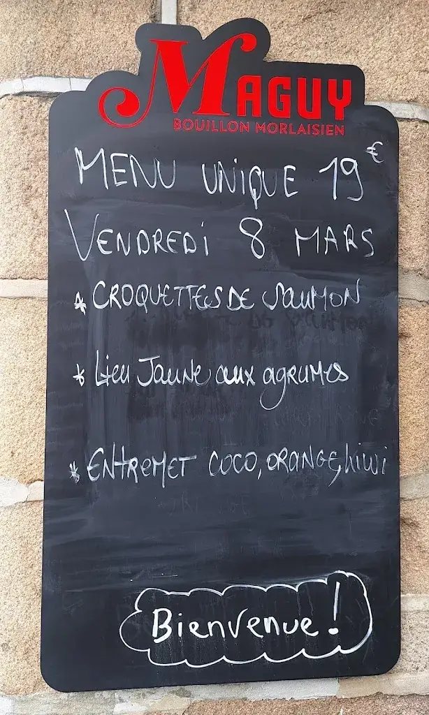 Menu_MAGUY, BOUILLON MORLAISIEN_Morlaix_image_1