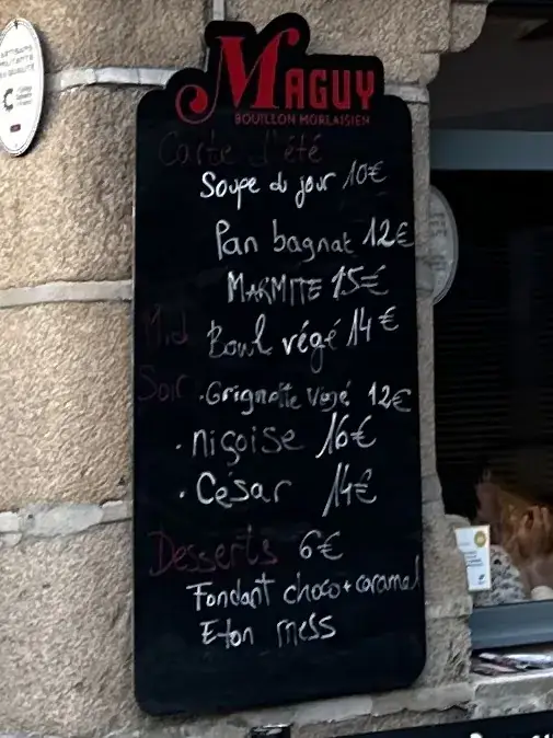 Menu_MAGUY, BOUILLON MORLAISIEN_Morlaix_image_2
