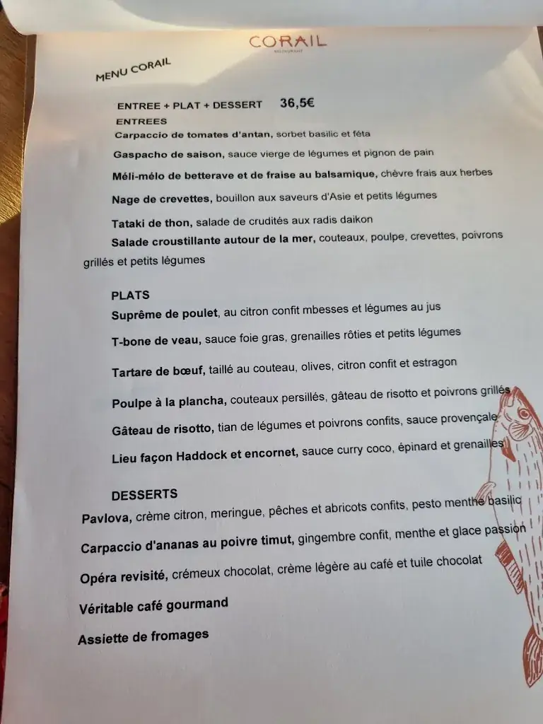 Menu_Corail Restaurant_Plozévet_image_3