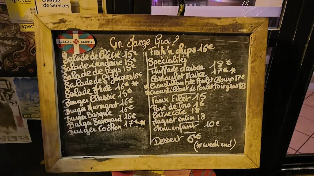 Menu_Restaurant Bodega Le Saphir_Brassac-les-Mines_image_1