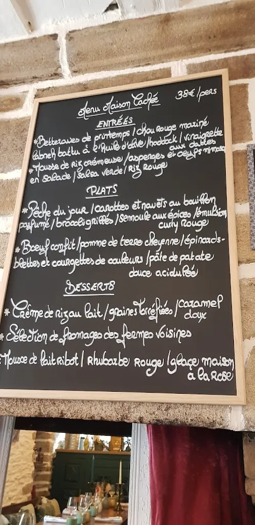 Menu_Restaurant Maison Cachée_Rochefort-en-Terre_immagine_4
