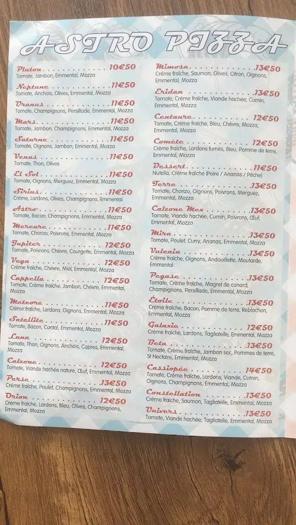 Menu_ASTRO PIZZA_Brassac-les-Mines_image_1