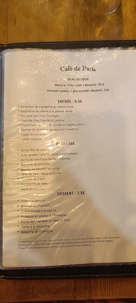 Digitechnomad_Restaurant Le Café De Paris_Brassac_review