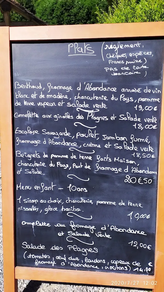 Menu_Bar-restaurant chez Roland_Abondance_image_3