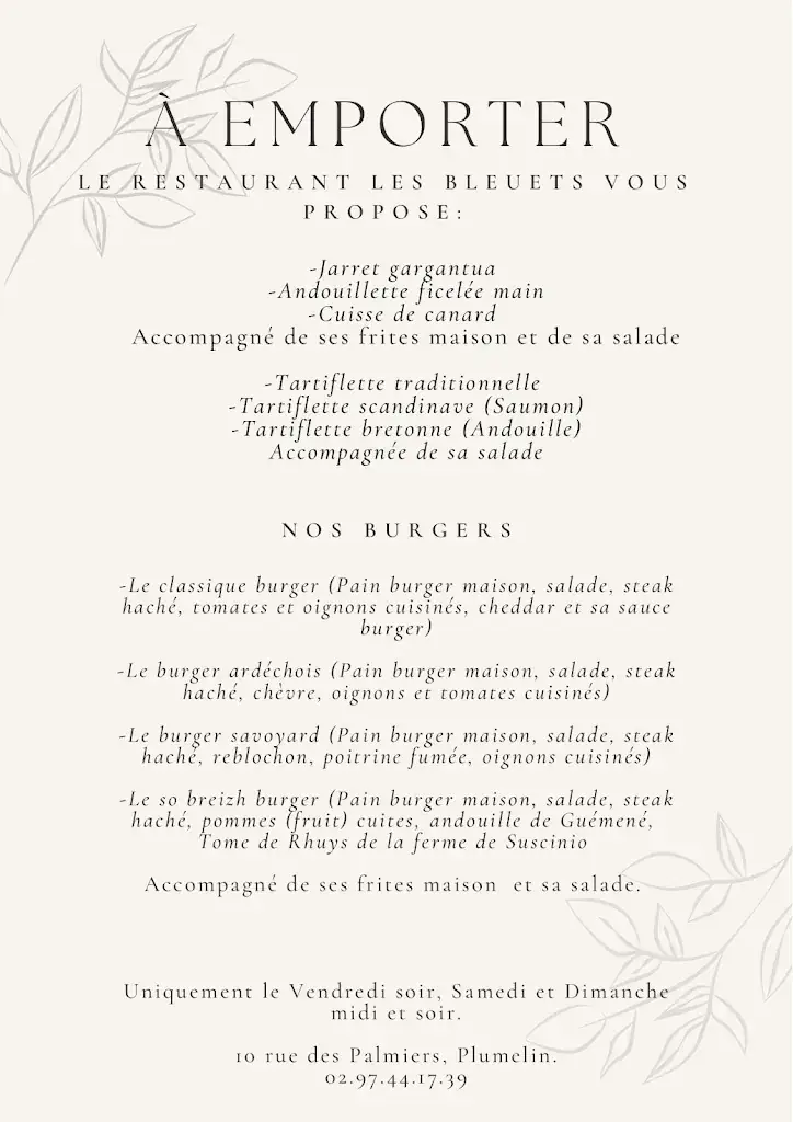 Menu_Les Bleuets_Plumelin_imagen_1