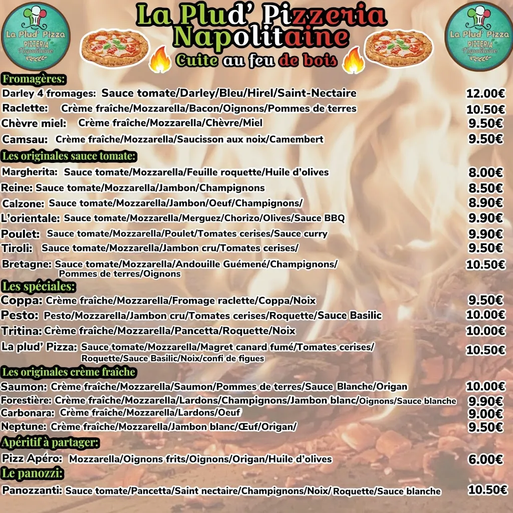 Menu_La plud pizza napolitaine_Pluduno_image_1