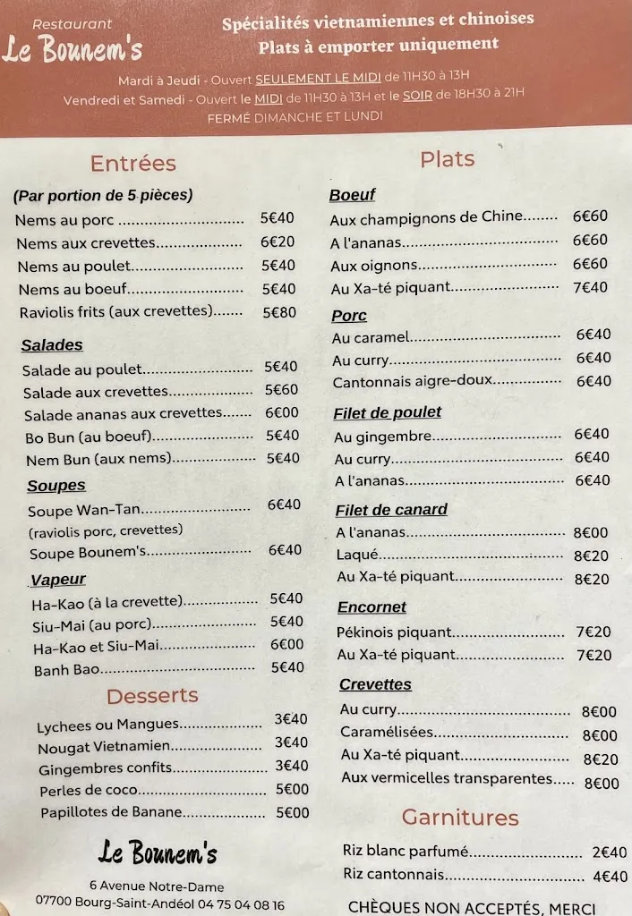 Menu_Bounem S_Bourg-Saint-Andéol_image_1