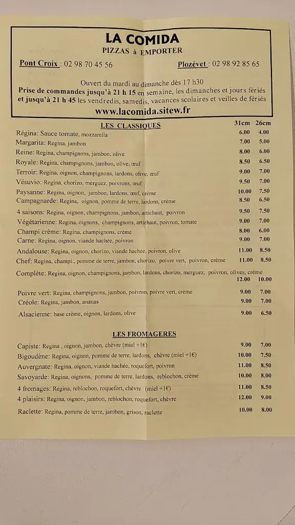 La Comida restaurant à Pont-Croix