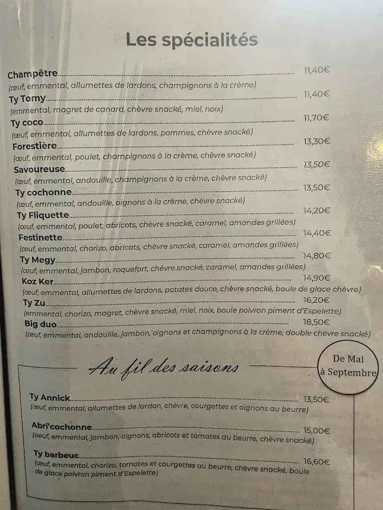 Menu_Ty Guidou, la Crêpe Rit_Pont-Scorff_image_1