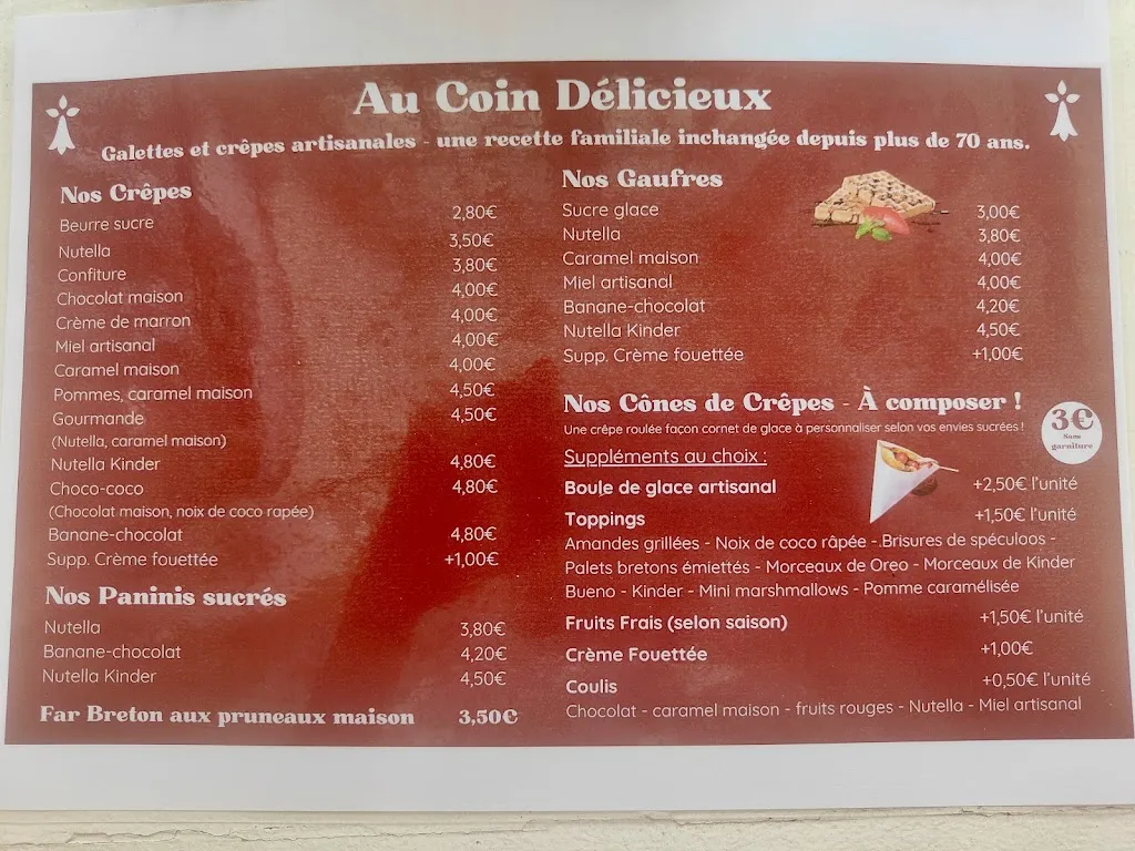Menu_Au coin délicieux_Pontrieux_immagine_2