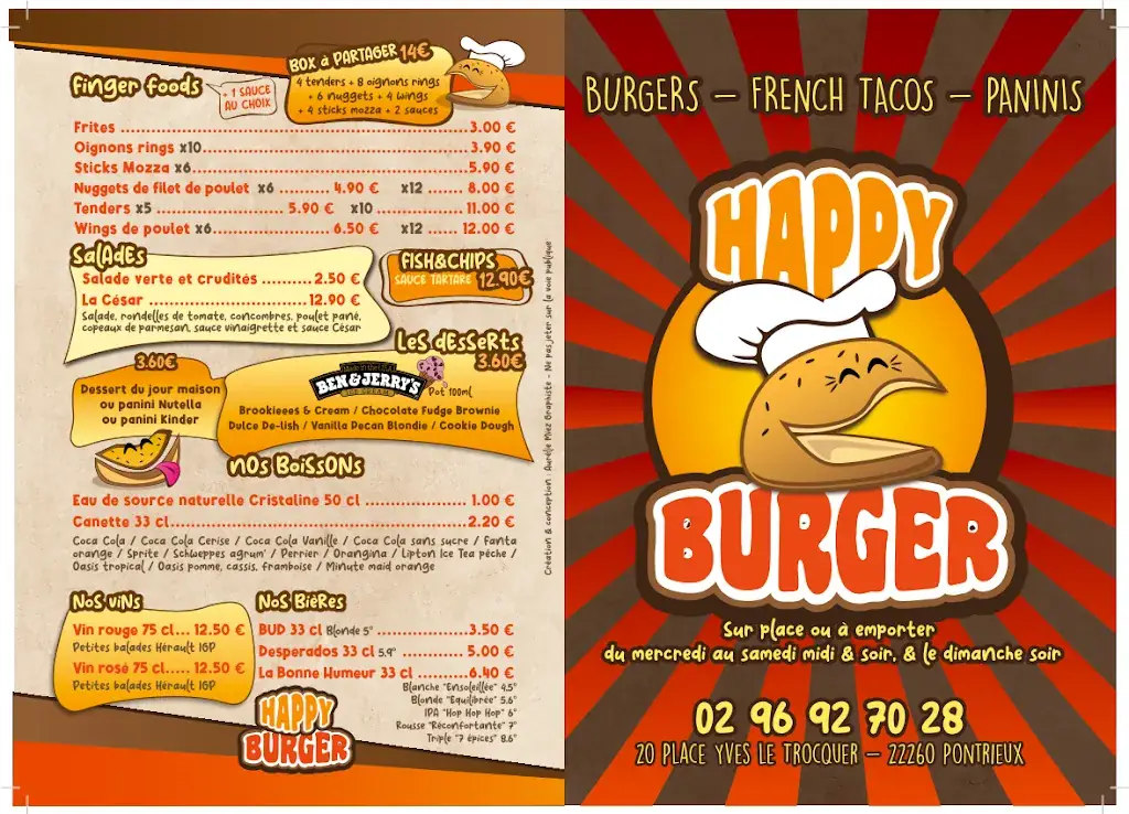 Menu_Happy Burger_Pontrieux_immagine_3