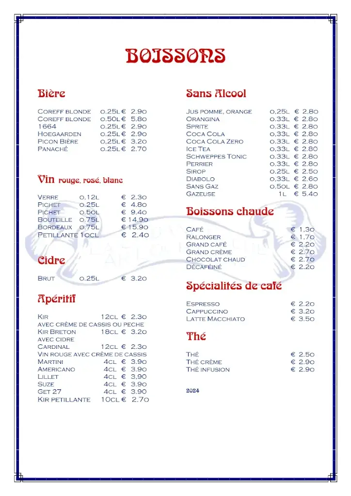 Menu_Bistro atypique la Cabane bleue_Poullaouen_image_1