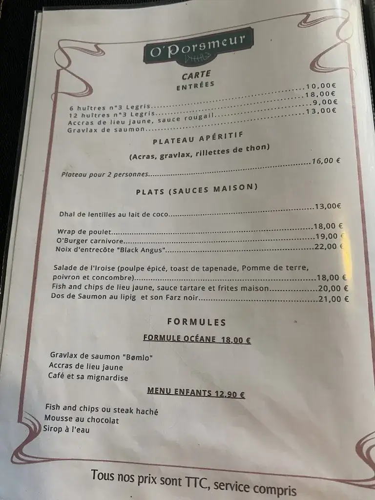 Menu_Pub O’Porsmeur_Porspoder_image_2