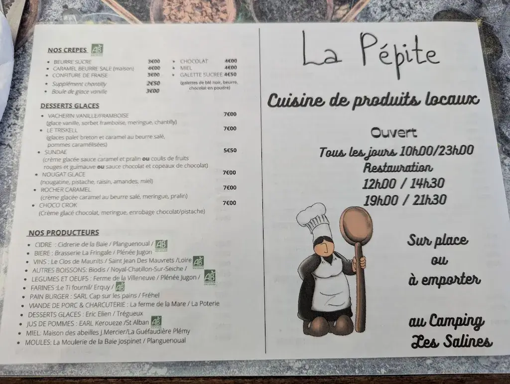 Menu_La Pepite_Plurien_image_1