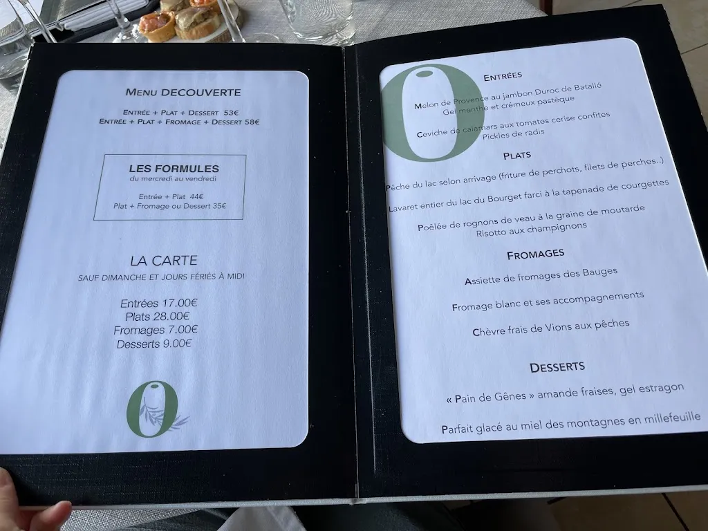 Menu_Restaurant Les Oliviers_Brison-Saint-Innocent_image_2