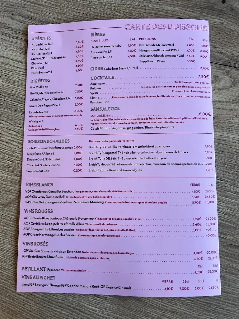 Menu_Le Bistrot de Peggy_Dinan_image_3