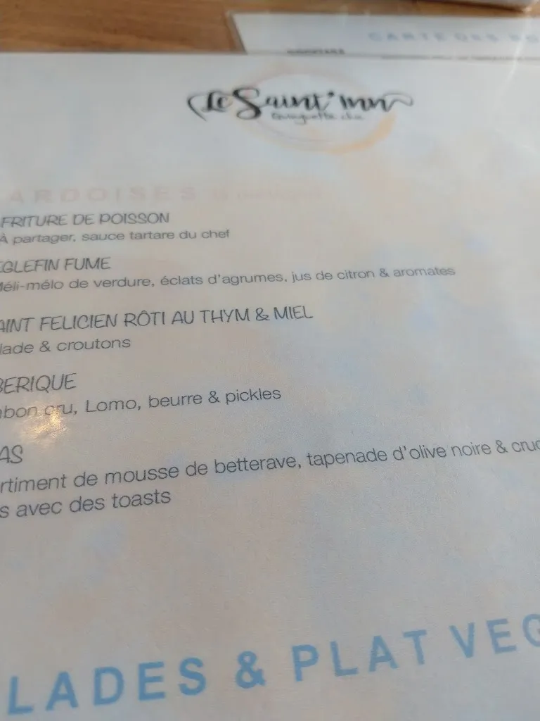 Menu_Restaurant Le Saint Inn_Brison-Saint-Innocent_image_1