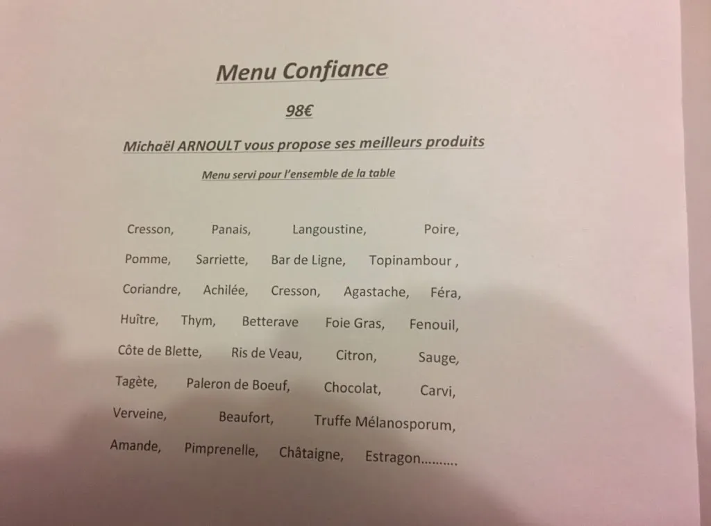 Menu_Restaurant Les Morainières_Jongieux_image_2