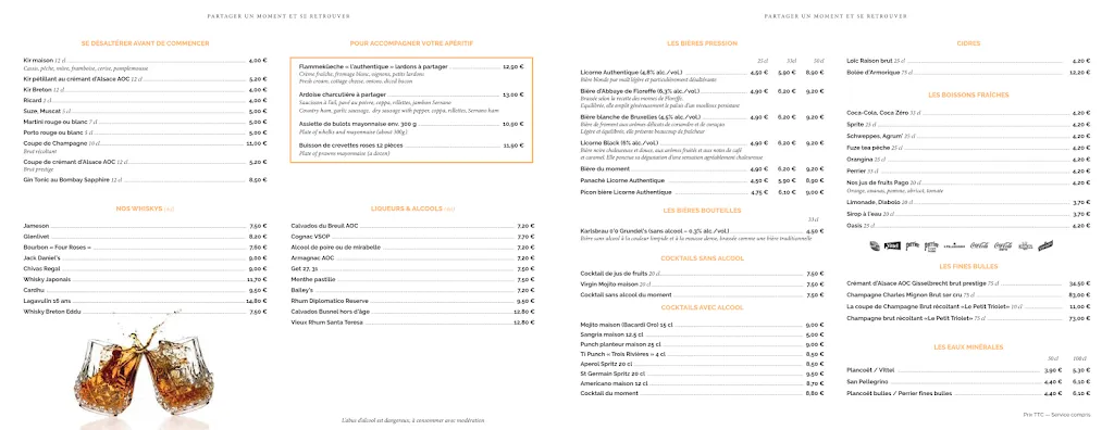 Menu_La Taverne - table de caractère - Plérin_Plérin_image_1
