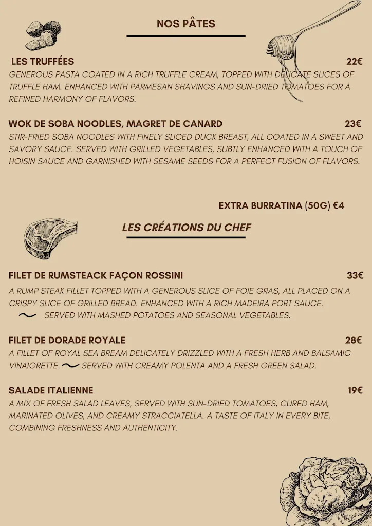 Menu_La Storia : restaurant / vente à emporter_Bozel_image_4