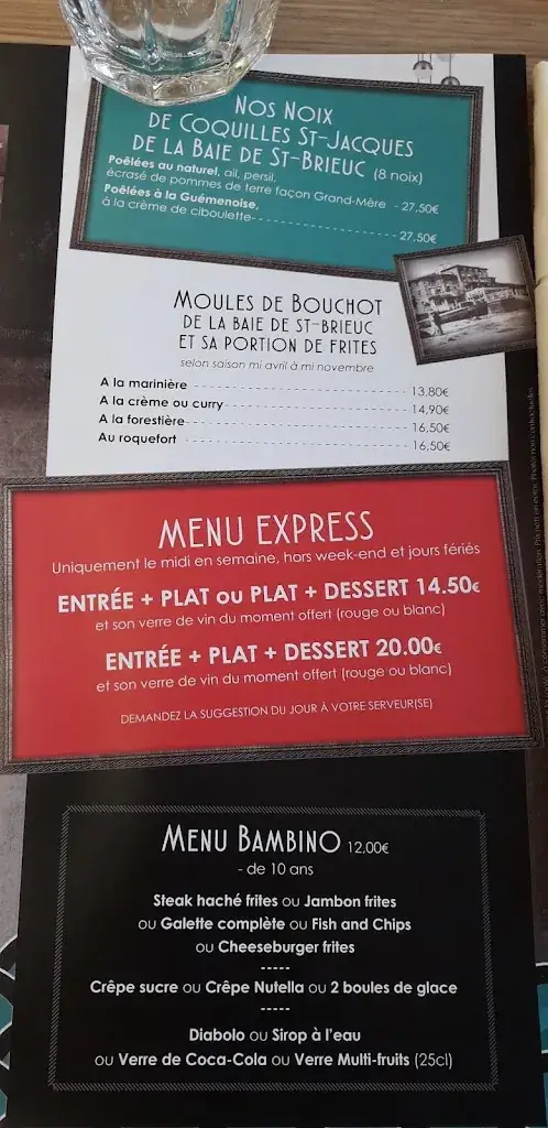 Menu_Bistrot Les Rosaires : Restaurant à Plérin_Plérin_immagine_4