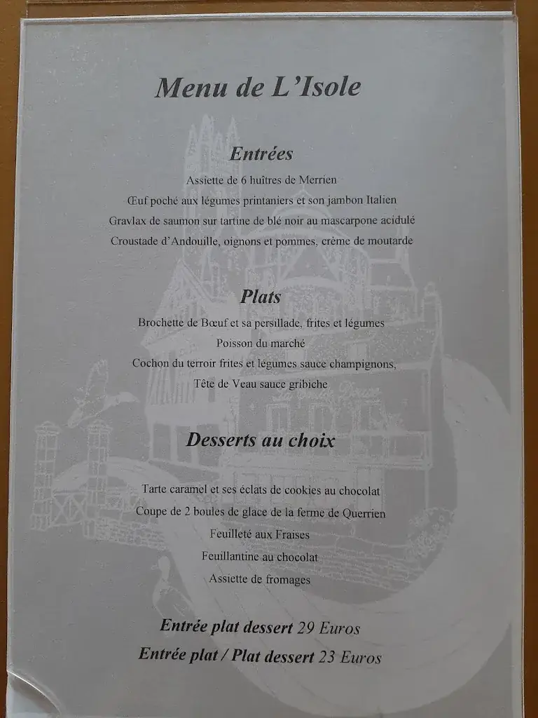 Menu_La Coulée Douce_Quimperlé_image_1