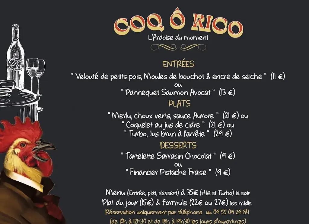 Menu_Coq Ô Rico_Quimperlé_image_2