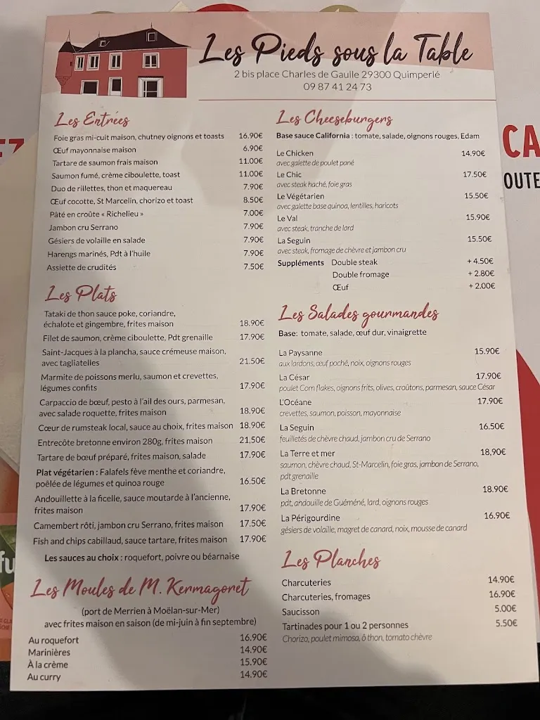 Menu_Les Pieds Sous La Table_Quimperlé_image_2