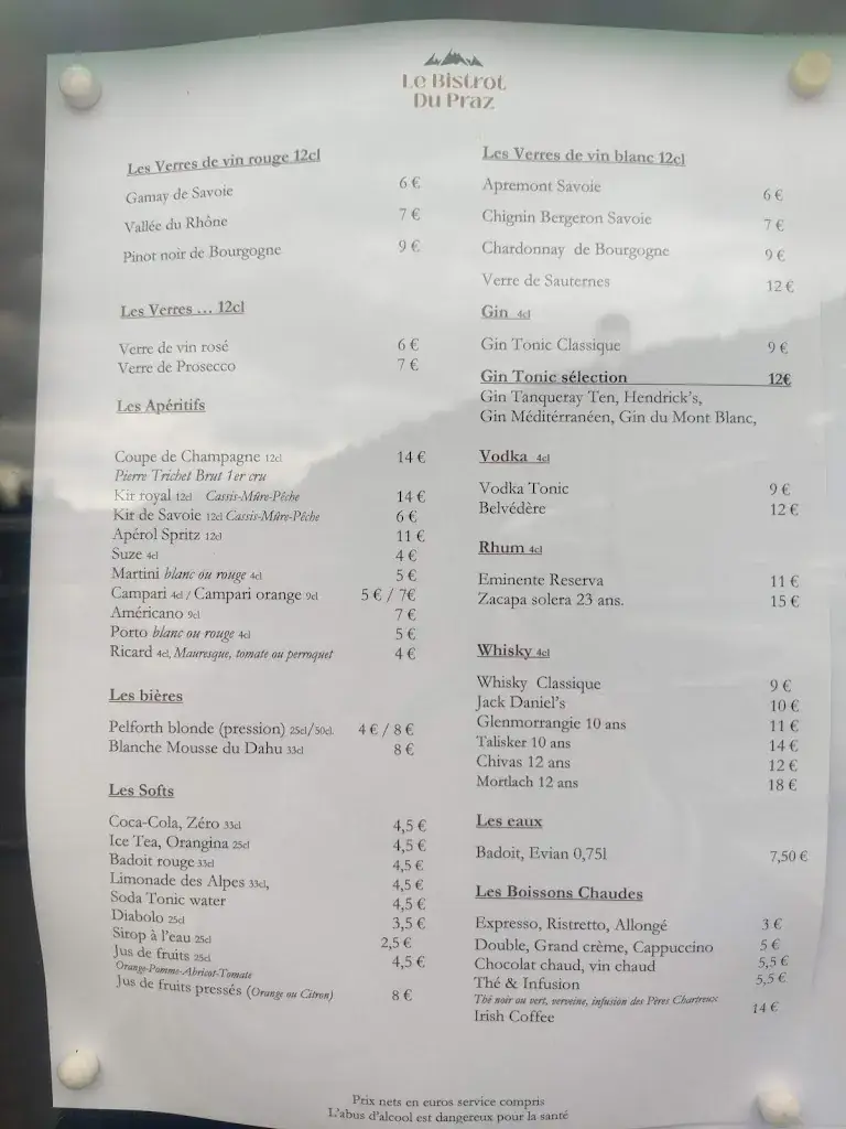 Menu_Restaurant Le Bistrot du Praz_Courchevel_image_1