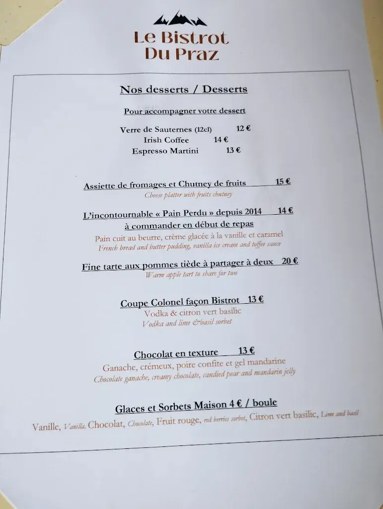 Menu_Restaurant Le Bistrot du Praz_Courchevel_image_4