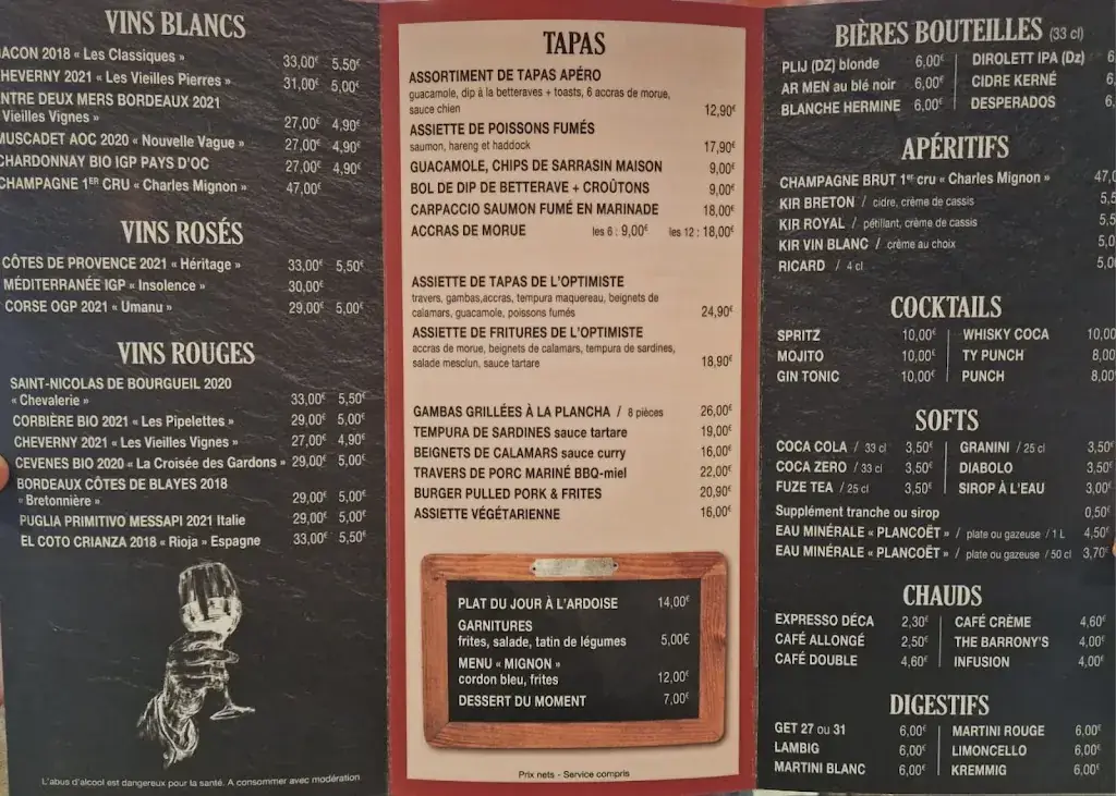 Menu_L’ Optimist’e_Douarnenez_image_1