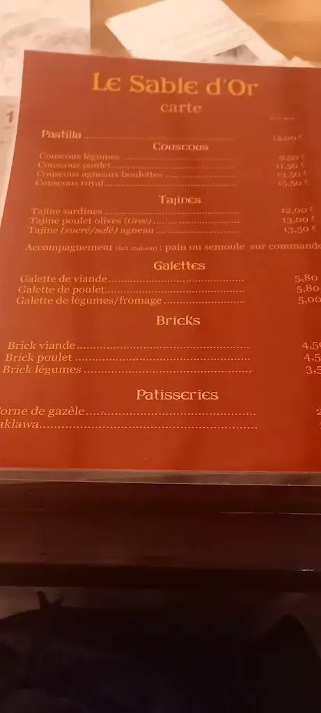 Menu_Le Sable d'Or_Douarnenez_image_4